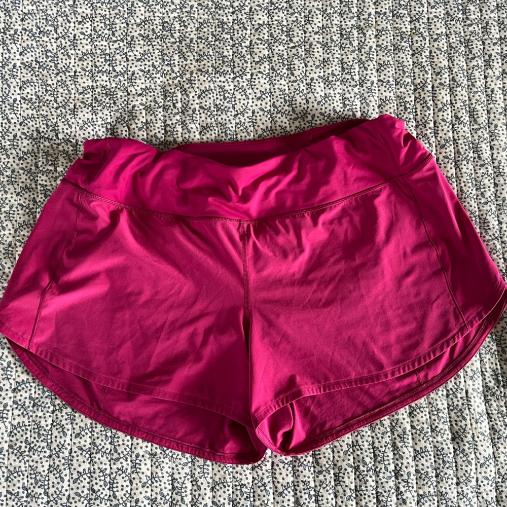 Lululemon Speed Up 4” Mid Lined Shorts